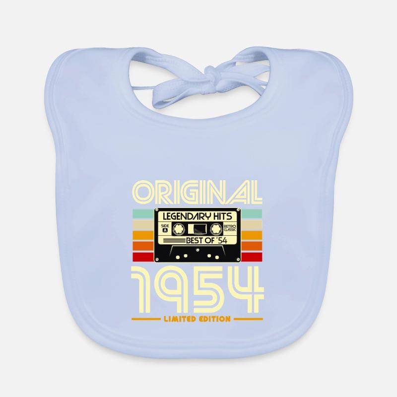 Original 1954 Cassette Retro Bavoir bio Bébé