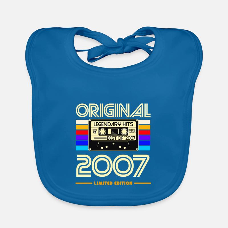 Original 2007: Hits rétro cassette Bavoir bio Bébé