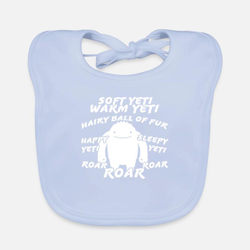 Soft yeti, yeti warm Organic Baby Bibs