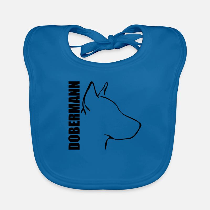 DOBERMANN PROFIL Bavoir bio Bébé