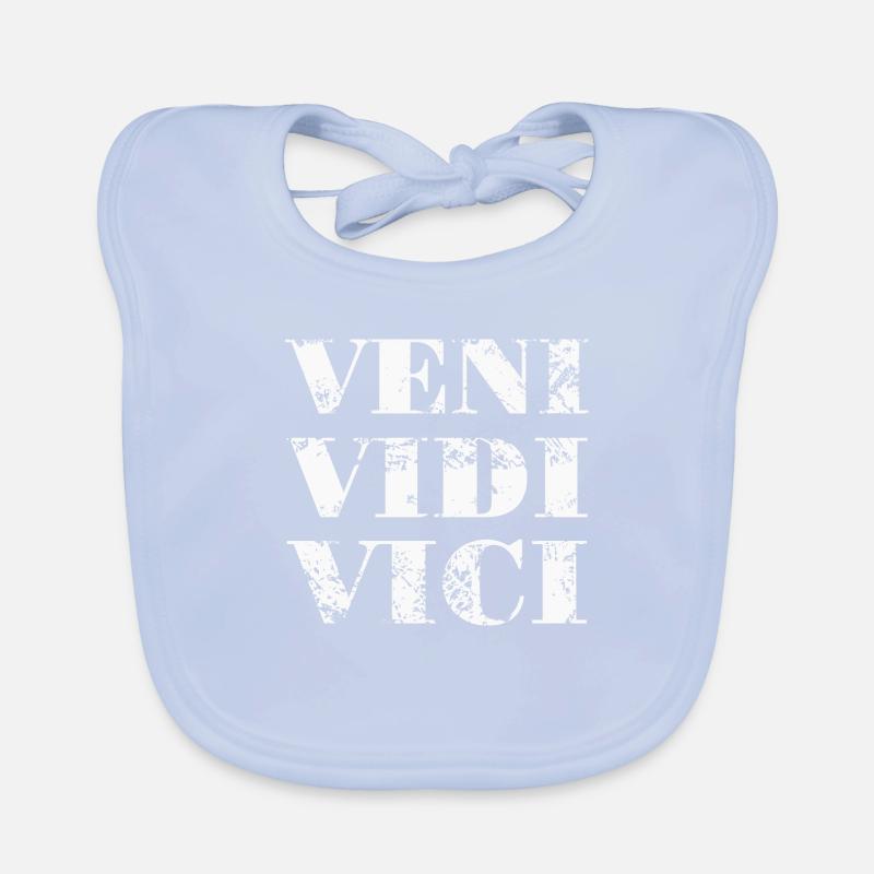 VENI VIDI VICI Organic Baby Bibs