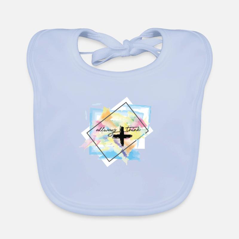 pense positif Bavoir bio Bébé