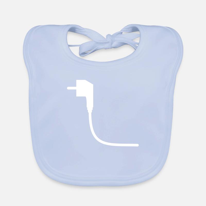 Plug and socket carnival costume Organic Baby Bibs