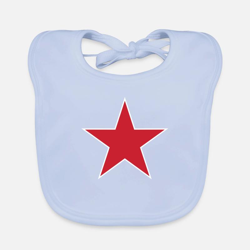 Russie Flag Round Target Bavoir bio Bébé