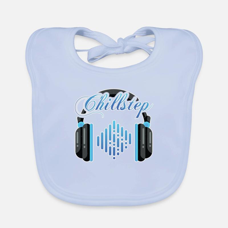 Chillstep Music Organic Baby Bibs