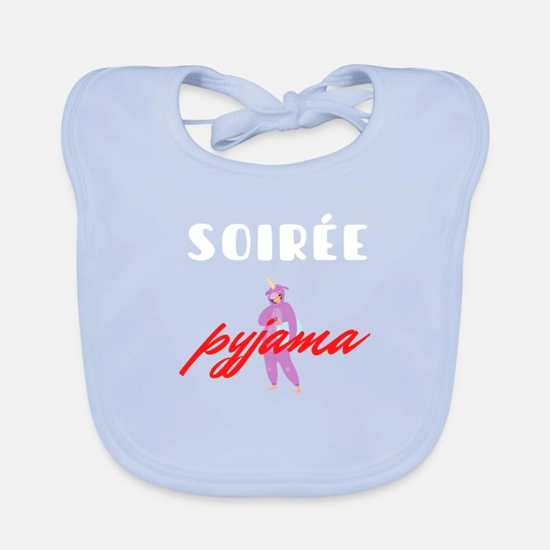 SOIRÉE PYJAMA Bavoir bio Bébé