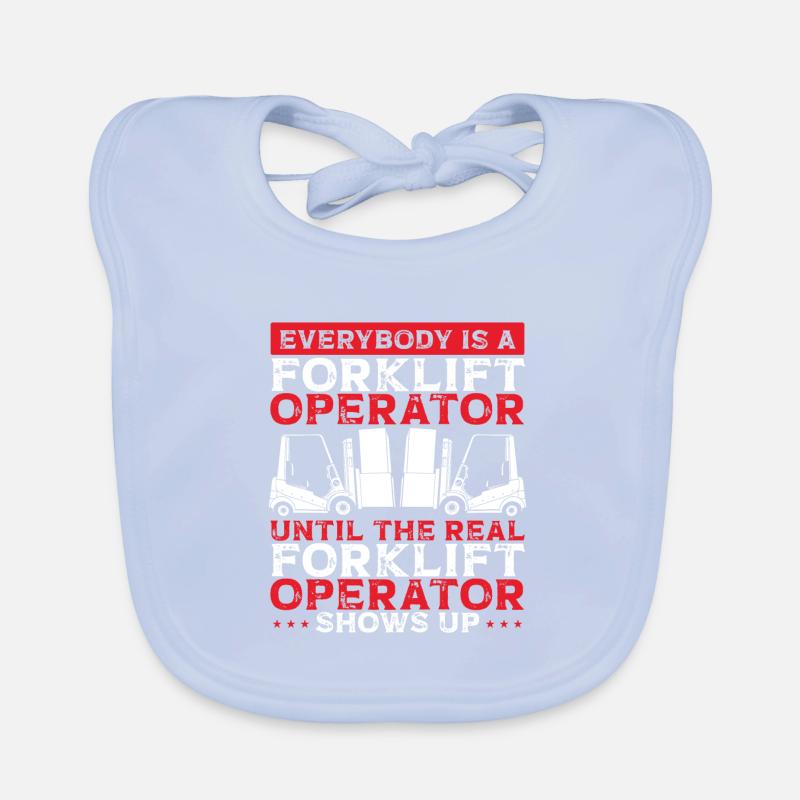 Opérateur de chariot élévateur Bavoir bio Bébé