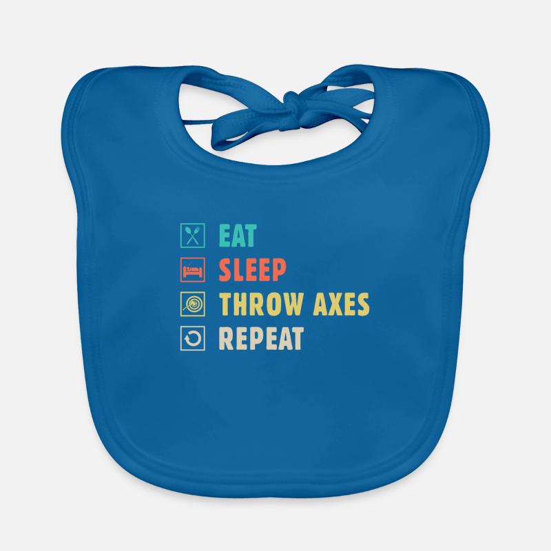 Wood Forestry Axe Throwing Axe Sport Forest Organic Baby Bibs
