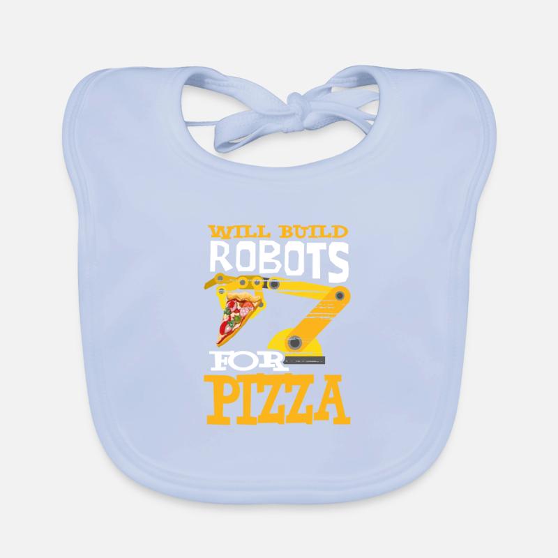 Construira des robots pour Pizza Robotics Robot Pizza Bavoir bio Bébé