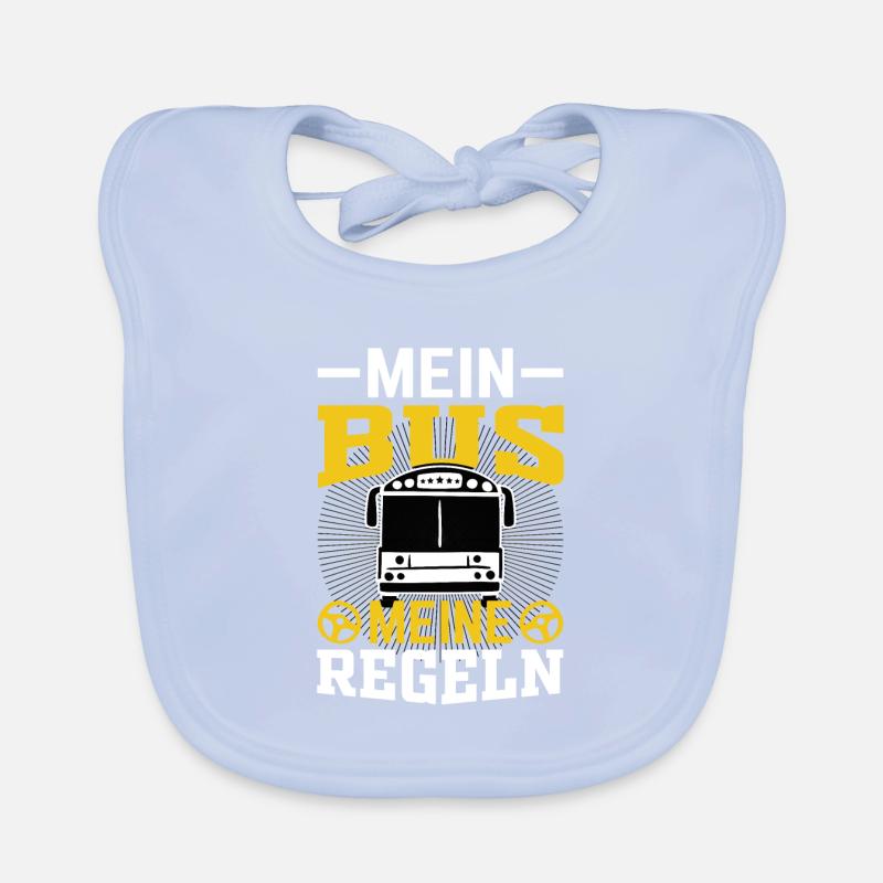 Busfahrer Berufung Beruf Arbeit Geschenk Baby Bio-Lätzchen
