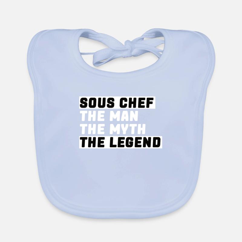 Chef Hat, Chef, Kitchen, Five stars, Gold, 5, Organic Baby Bibs