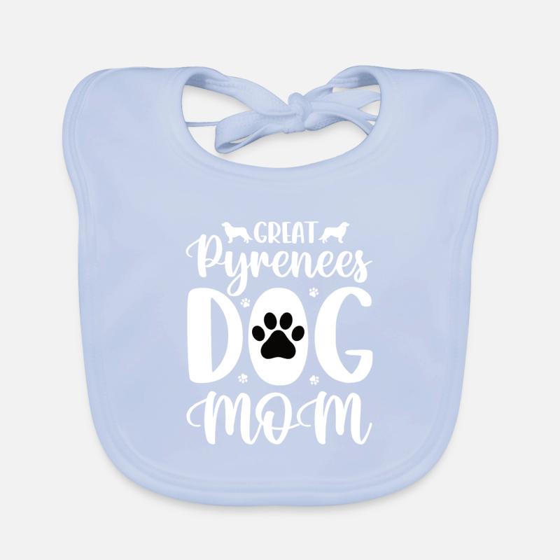 Pyrenäenberghund Patou Pyrenäen Hund Mutter Mama Baby Bio-Lätzchen