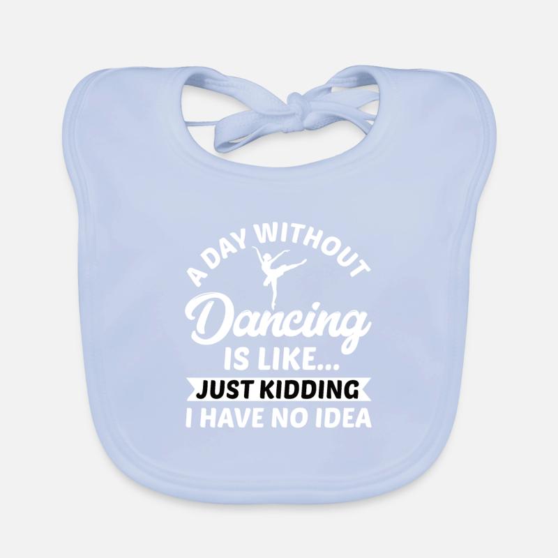 Dancer Ballerina Dance Ballet Gift Dance Class Organic Baby Bibs