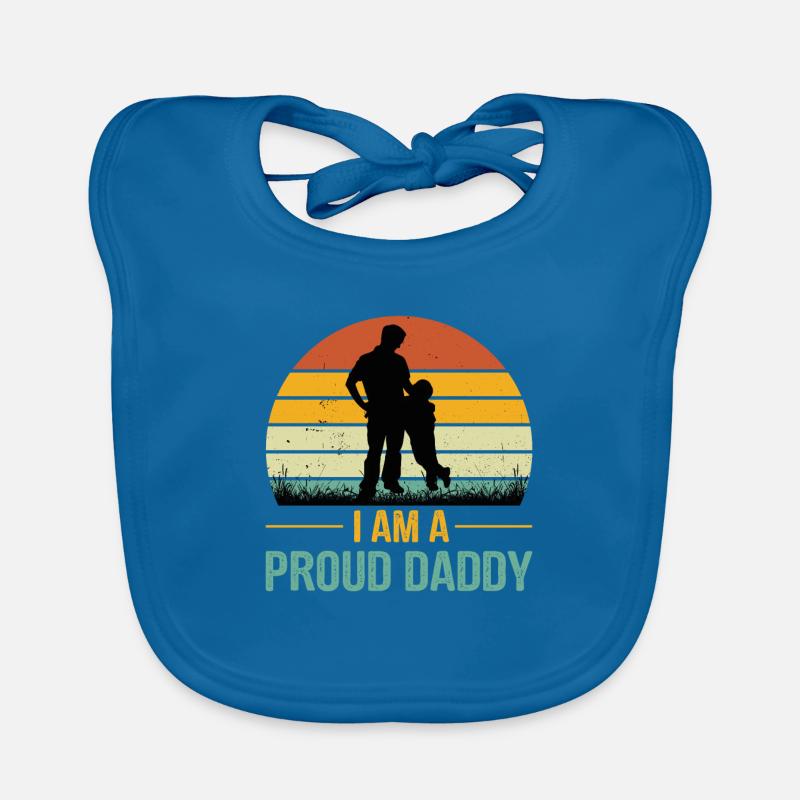 Welt bester Papa Vater Paare Paar Eltern Dad daddy Baby Bio-Lätzchen