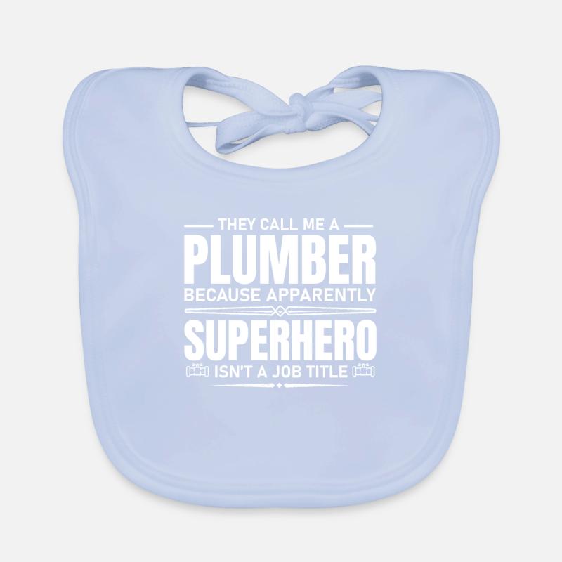 Heating engineer gift system mechanic plumber Organic Baby Bibs