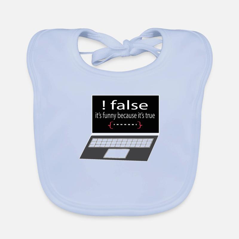 Cadeau de programmeur développeur de logiciels Bavoir bio Bébé