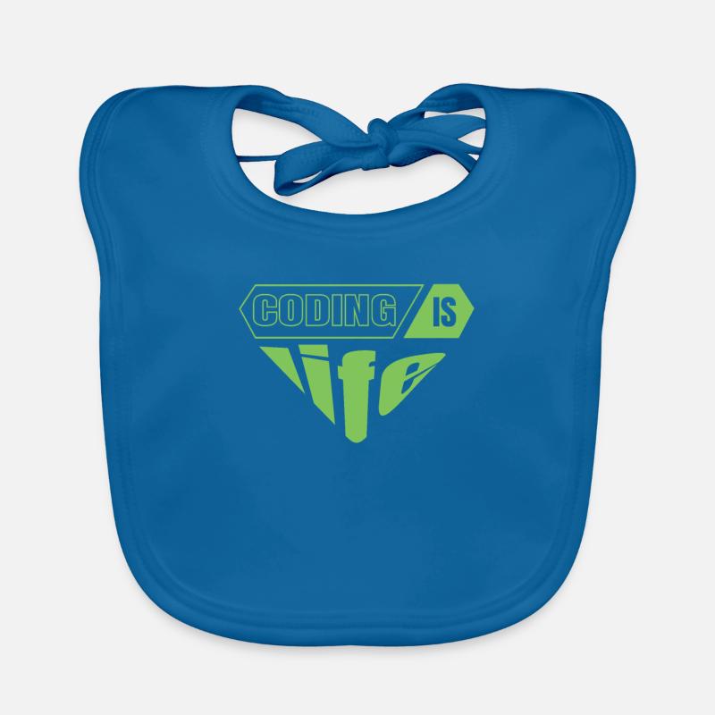 Software Developer Programmer Gift Organic Baby Bibs