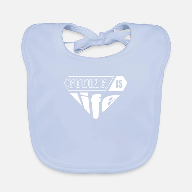 Software Developer Programmer Gift Organic Baby Bibs