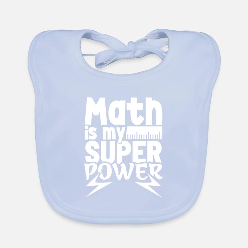 Professeur de mathématiques Formule mathématique Professeur de géométrie Bavoir bio Bébé