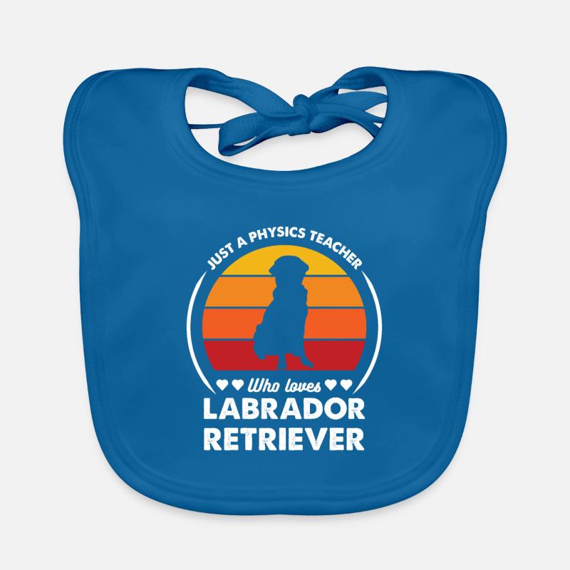 Physics teacher Physicist Labrador Retriever Organic Baby Bibs
