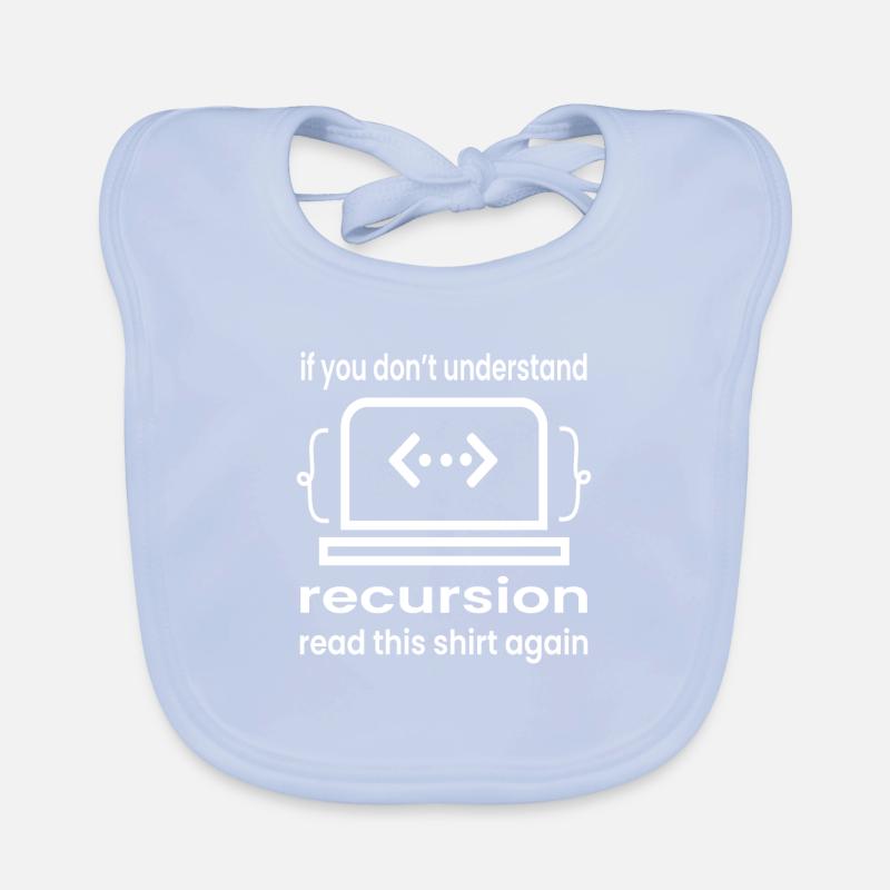 Cadeau de programmeur développeur de logiciels Bavoir bio Bébé