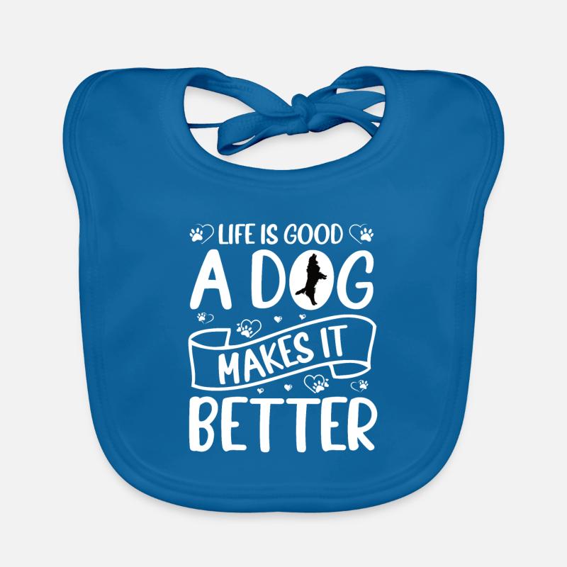 Hunde-Mama Geschenk Mami Hundebesitzerin Hund Baby Bio-Lätzchen