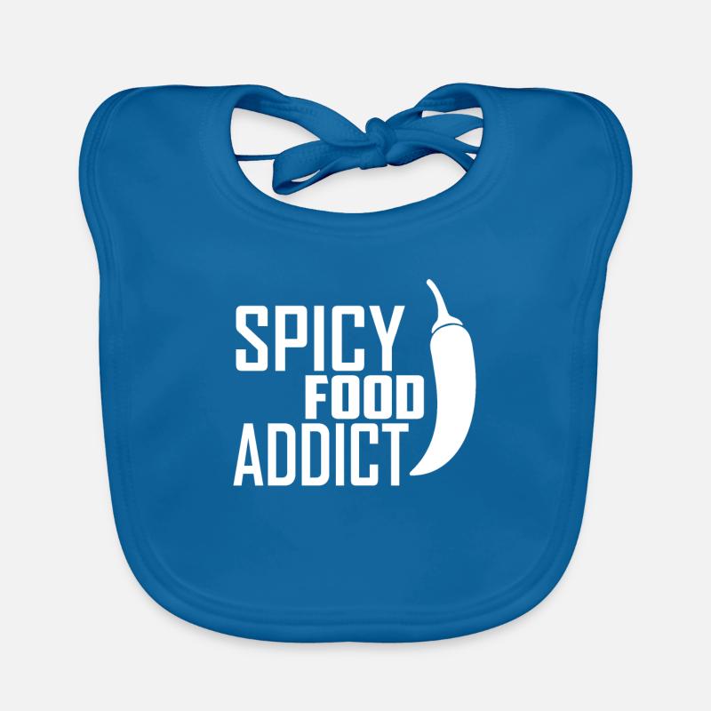 Nourriture épicée épices piment piment piment nourriture épicée Bavoir bio Bébé