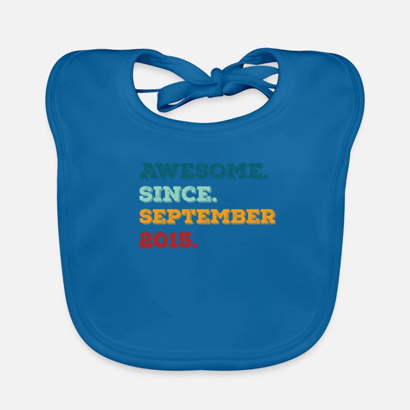 Anniversaire Septembre 2015 Naissance Année de naissance Bavoir bio Bébé