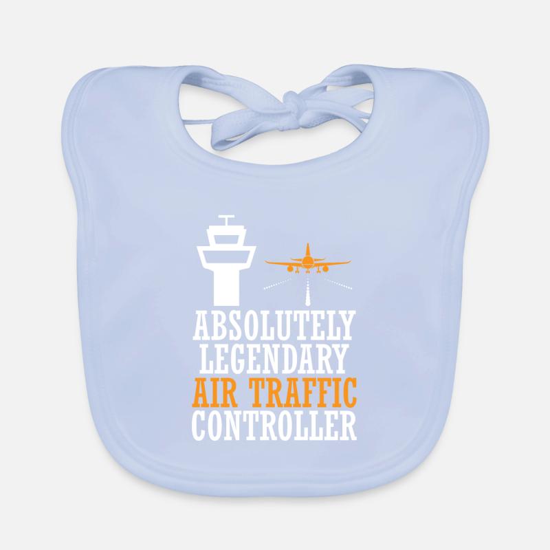 Air traffic controller Tower controller Flight attendants Organic Baby Bibs