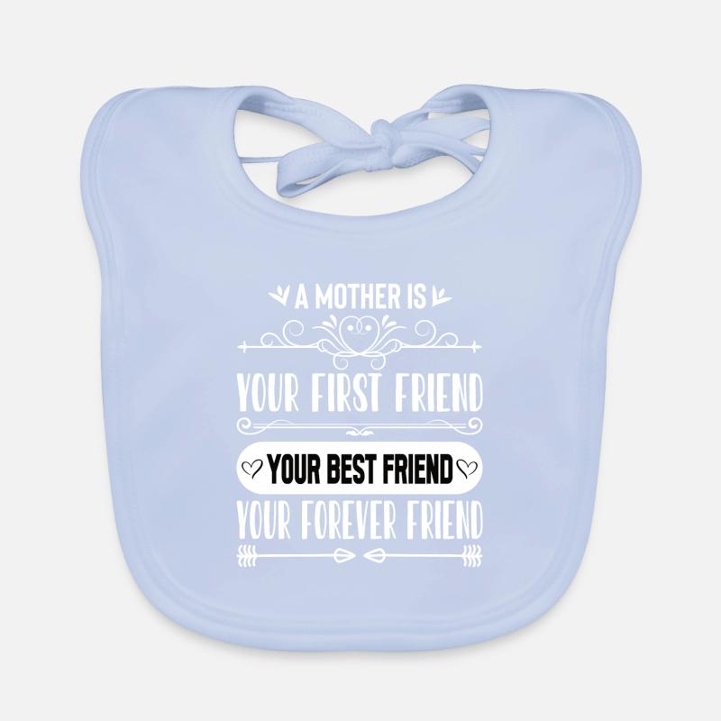 Beste Mama Überhaupt Muttertag Mutter Geschenk Baby Bio-Lätzchen
