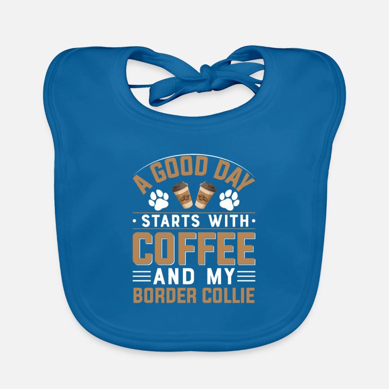Border Collie Hundehalter Hunderasse Kaffee Baby Bio-Lätzchen