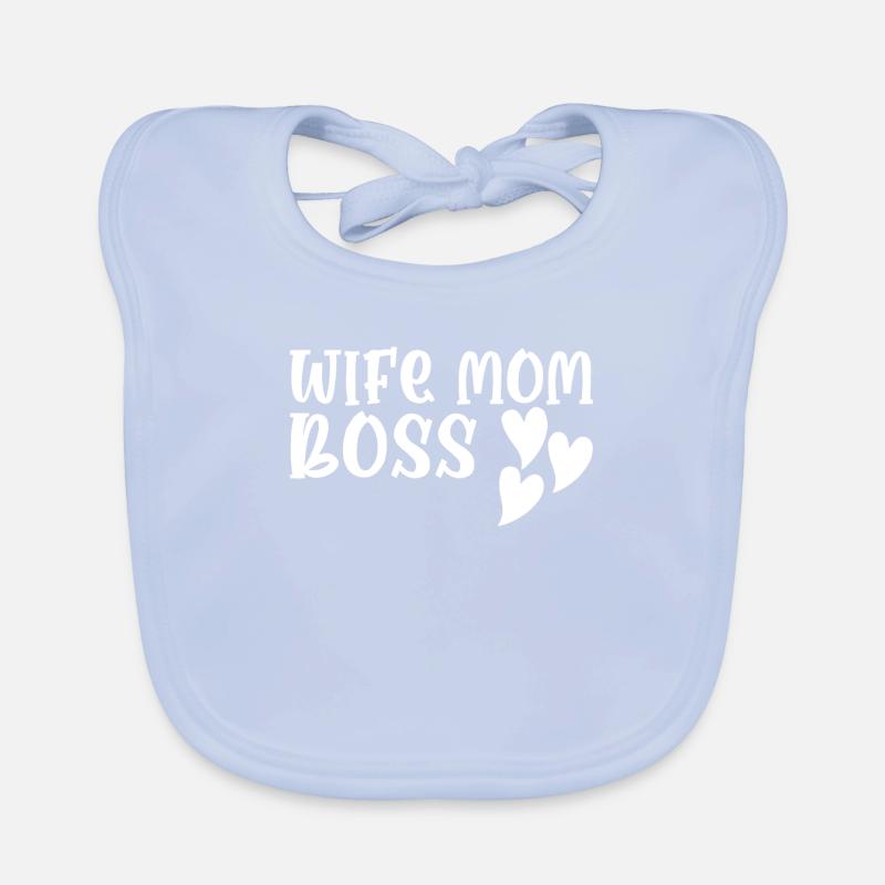 Mutter Ehefrau Boss Muttertag Beste Mama Frau Chef Baby Bio-Lätzchen