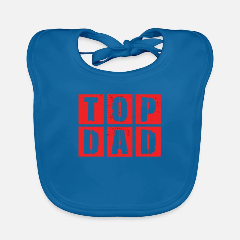 Welt bester Papa Vater Paare Paar Eltern Dad daddy Baby Bio-Lätzchen