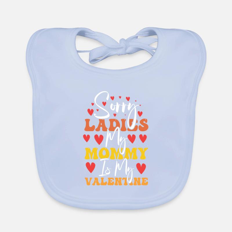Mama Sohn Valentinstag Mutter mami Baby Bio-Lätzchen