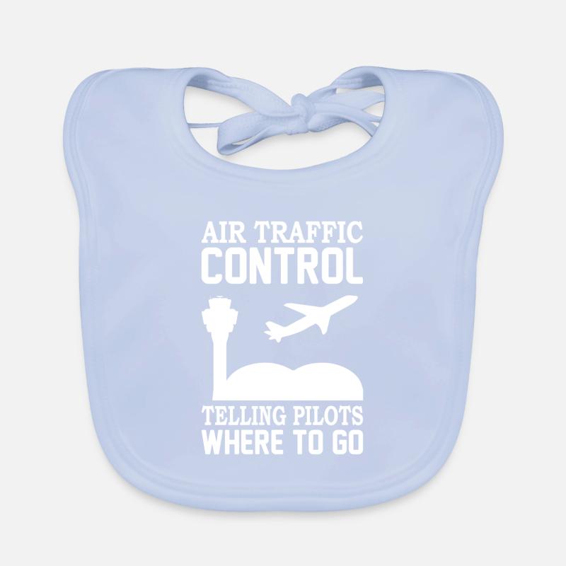 Air traffic controller Tower controller Flight attendants Organic Baby Bibs