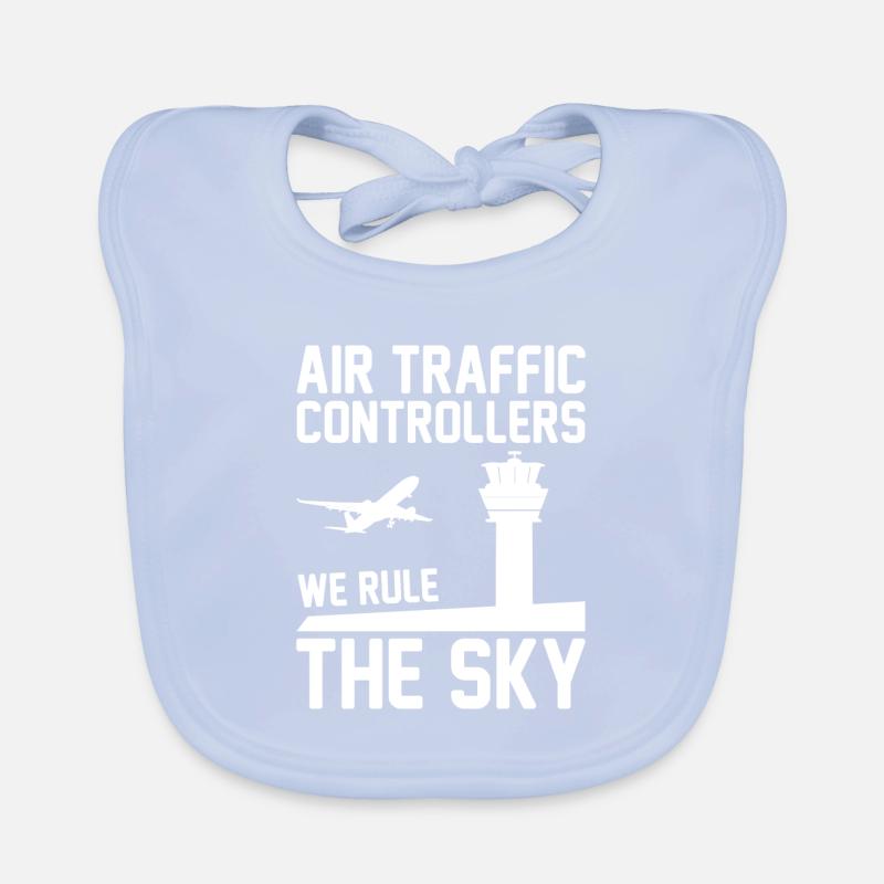 Air traffic controller Tower controller Flight attendants Organic Baby Bibs