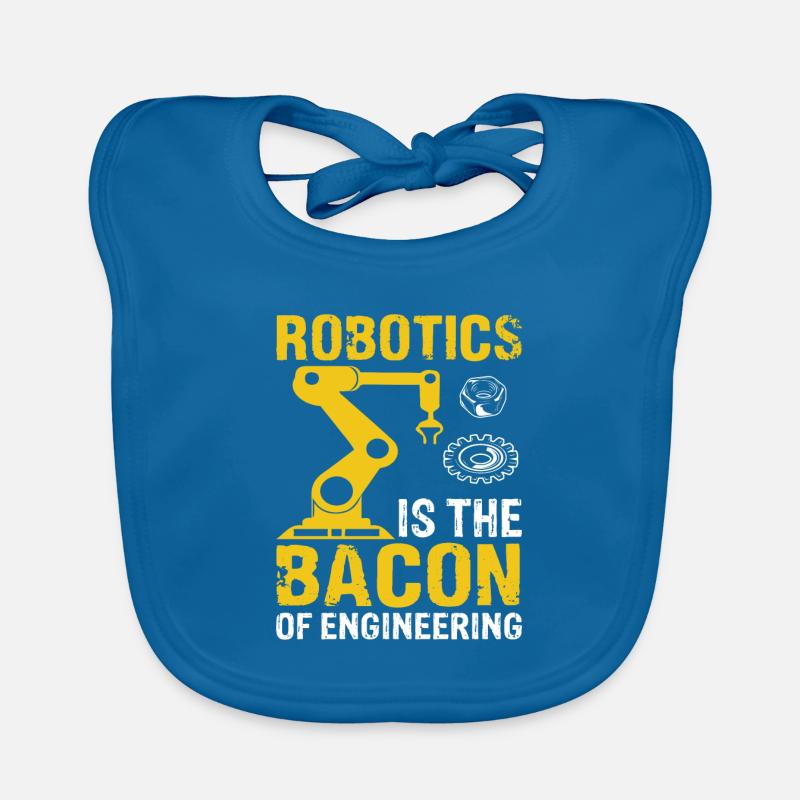 Robot Programmer Automation Technician Organic Baby Bibs