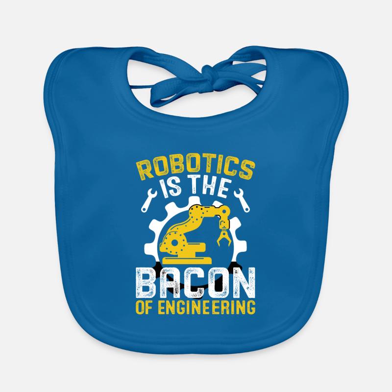 Robot Programmer Automation Technician Organic Baby Bibs