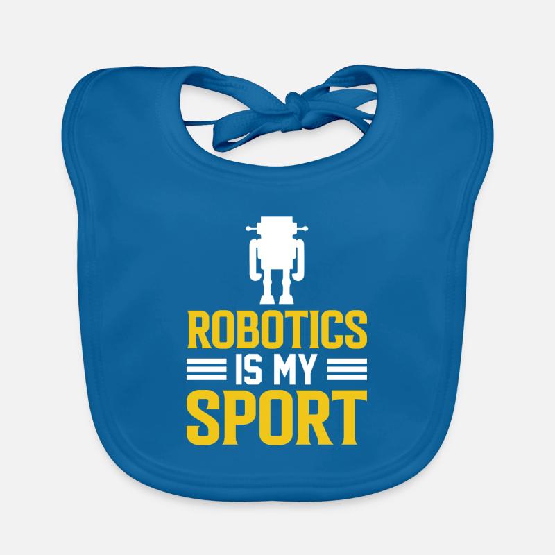 Robot Programmer Automation Technician Organic Baby Bibs