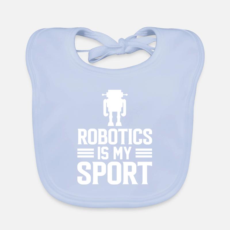 Robot Programmer Automation Technician Organic Baby Bibs