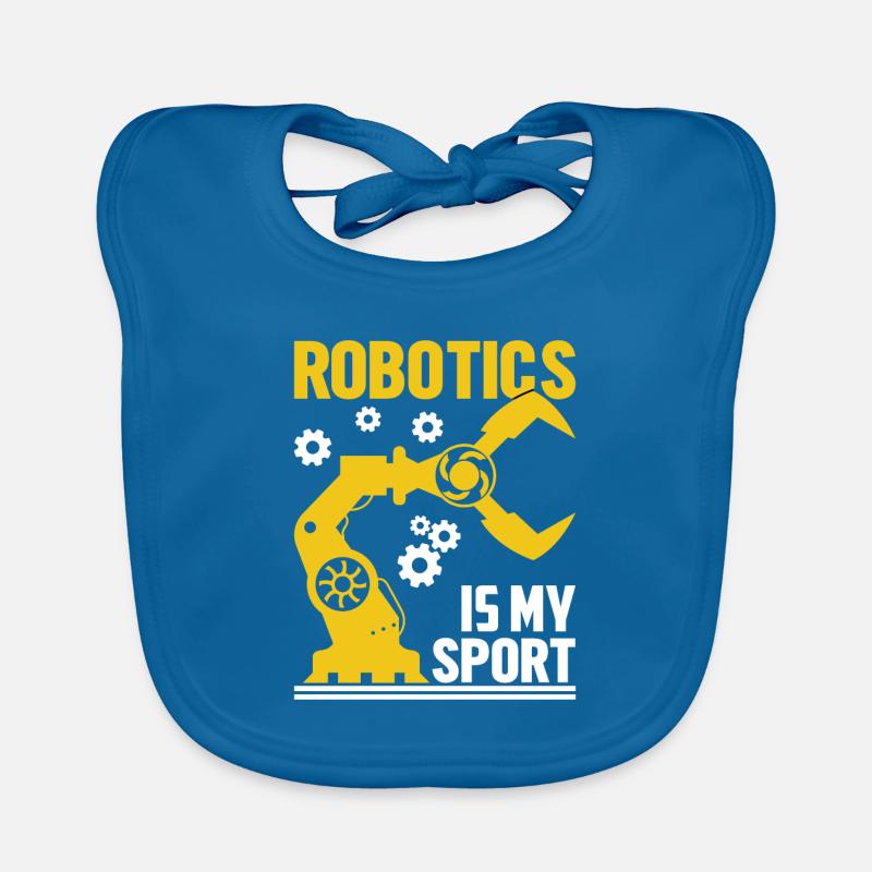 Robot Programmer Automation Technician Organic Baby Bibs