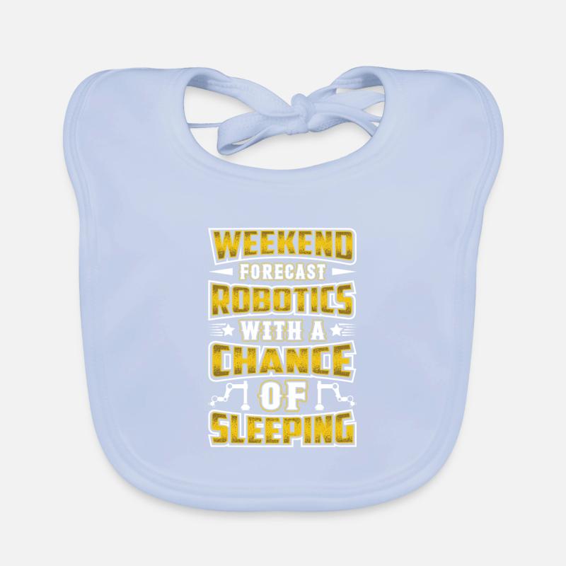 Robot Programmer Automation Technician Organic Baby Bibs