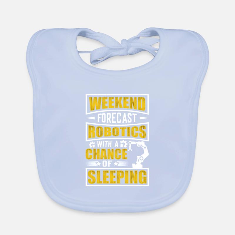 Robot Programmer Automation Technician Organic Baby Bibs