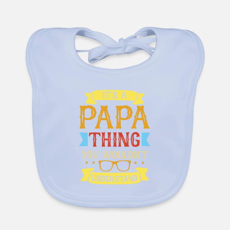 Welt bester Papa Vater Paare Paar Eltern Dad daddy Baby Bio-Lätzchen