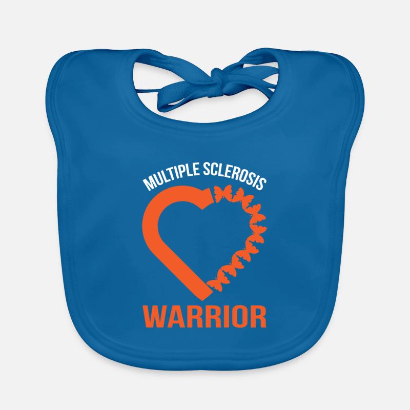 Multiple Sclerosis Awareness Organic Baby Bibs