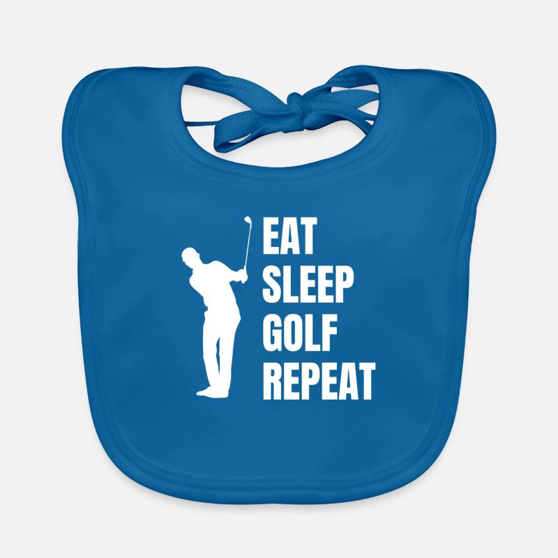 Golf Golf Golfers Golf Club Golf Course Organic Baby Bibs