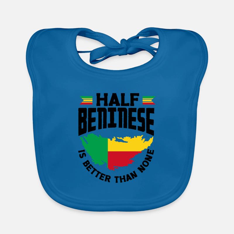 Béninois Bénin Drapeau Béninois Citation Bavoir bio Bébé