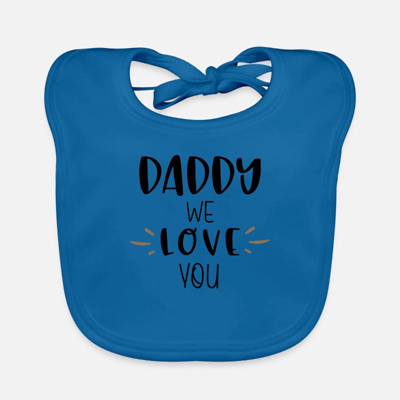 Papa nous t’aimons Bavoir bio Bébé