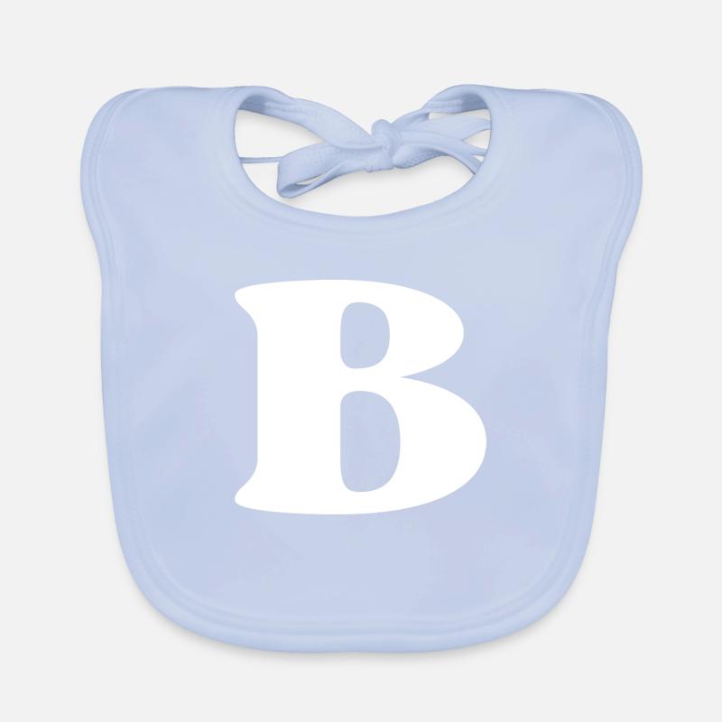 Buchstabe b Baby Bio-Lätzchen