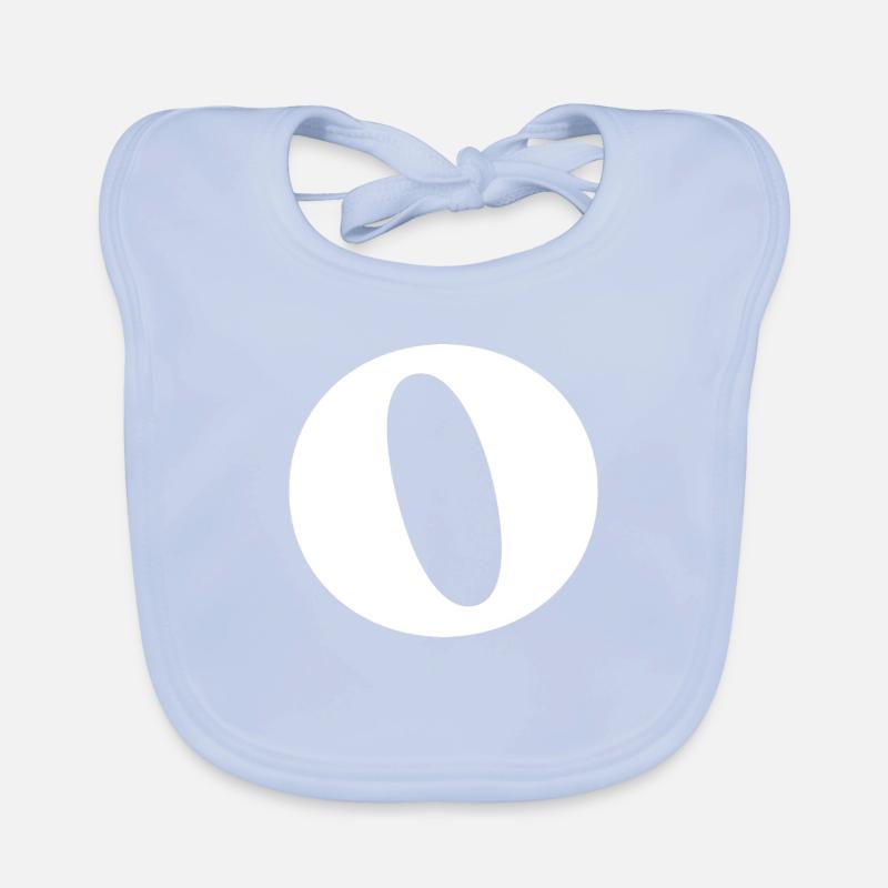 Buchstabe o Baby Bio-Lätzchen